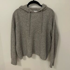Magaschoni Cashmere grey hooded sweater